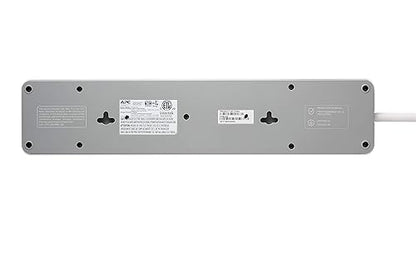 APC 12-Outlet Surge Protector Power Strip with USB Charging Ports, 2160 Joules, SurgeArrest Home/Office (PH12U2W) 12 Outlet OL + USB Charging White