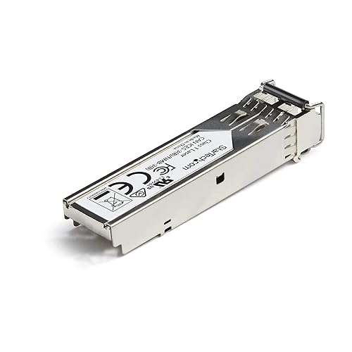 StarTech.com Dell EMC SFP-1G-LX Compatible SFP Module - 1000BASE-LX - 1GbE Single Mode Fiber SMF Optic Transceiver - 1GE Gigabit Ethernet SFP - LC 10km - 1310nm - DDM (SFP1GLXEMCST)