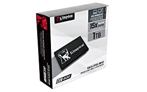Kingston KC600 SSD SKC600B/1024G Internal SSD 2.5 Inch, SATA Rev 3.0, 3D TLC, XTS-AES 256-bit Encryption - with Upgrade Kit 1024 GB Desktop/Notebook Upgrade Kit