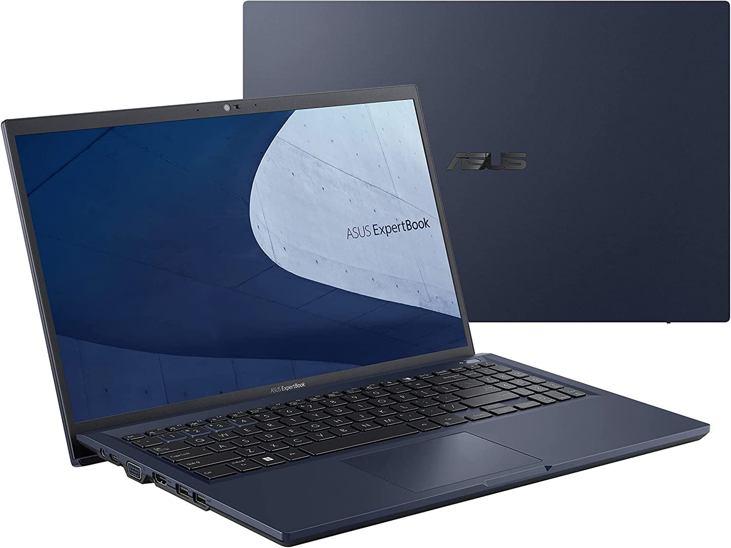 Asus B15 - B1500CBA-C73P-CA Intel Core™ i7-1255U Processor 1.7 GHz, 16GB, 512GB SSD , 15.6" FHD 16:9 AG, Windows 11 Pro, MIL-STD 810H English i7-1255U