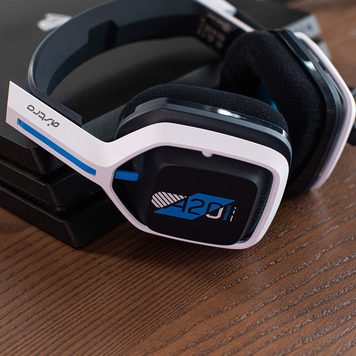 ASTRO Gaming A20 Wireless Headset Gen 2 for PlayStation 5, PlayStation 4, PC &amp; Mac - White/Blue PS5, PS4, PC/Mac Headset Only