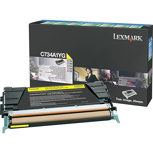 Lexmark Yellow Return Program Toner Cartridge -Yellow -Laser -6000 Page