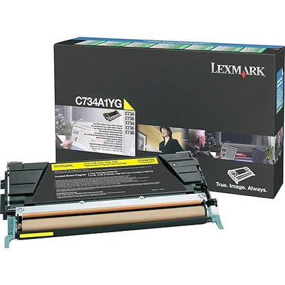Lexmark Yellow Return Program Toner Cartridge -Yellow -Laser -6000 Page