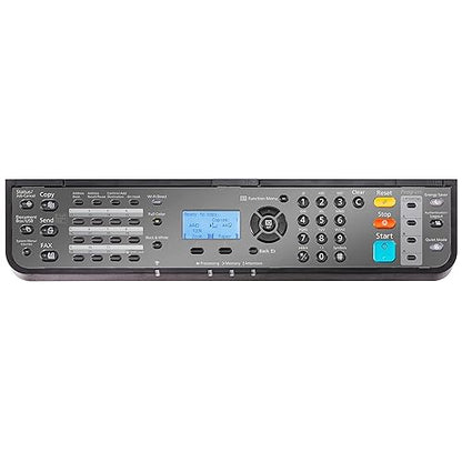 Kyocera ECOSYS MA2100cwfx, 22ppm Copy/Scan/Print/Fax Color Laser MFP. Standard 1200dpi, ADF, 5 Line LCD & Hard Key Control Panel, Duplex, Wireless & Wi-Fi Direct, USB, Gigabit Ethernet, 512MB Memory