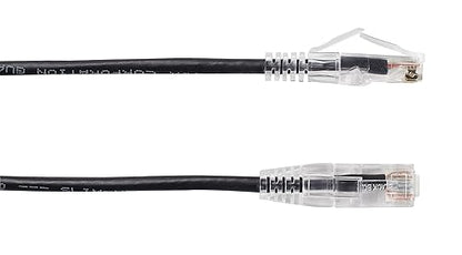 Black Box Slim-Net Cat.6 UTP Patch Network Cable - 20 ft Category 6 Network Cable for Patch Panel, Wallplate, Network Device - First End: 1 x RJ-45 Network - Male - Second End: 1 x RJ-45 Network - Male