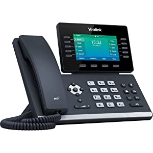 Yealink SIP-T54W IP Phone - Corded/Cordless - Corded/Cordless - Wi-Fi, Bluetooth - Wall Mountable, Desktop - Classic Gray