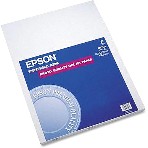Epson Inkjet Presentation Matte Paper - 90 Brightness - 90% Opacity - C - 17" x 22" - 27 lb Basis Weight - Matte - White - 1 Each