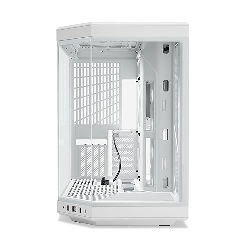 HYTE Y70 Dual Chamber ATX Mid Tower Modern Aesthetic Case - Snow White