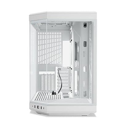 HYTE Y70 Dual Chamber ATX Mid Tower Modern Aesthetic Case - Snow White