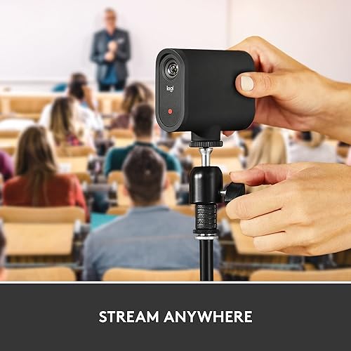 Logitech Mevo Start 3-Pack Wireless Live Streaming Cameras, for Multi-Camera HD Video,App Control and Stream via Smartphone or Wi-Fi 3 pack Wireless Camera