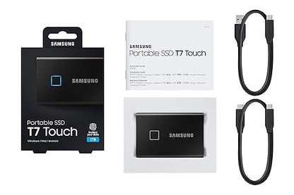Samsung Portable SSD T7 Touch 1TB - Black