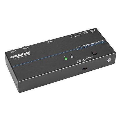 Black Box 4K HDMI Switch - 2 x 1-3840 ?? 2160-4K - 2 x 1-1 x HDMI Out