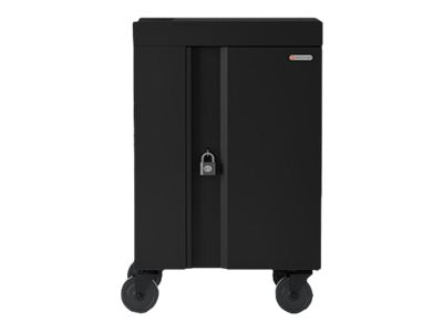 Bretford CUBE Cart Mini - Pre-Wired TVCM20USBC - 4 Casters - Charcoal - For 20 Devices