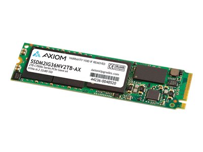 Axiom C7000n 2 TB Solid State Drive - M.2 2280 Internal - PCI Express NVMe (PCI Express NVMe 4.0 x4) - Notebook, Workstation, All-in-One PC Device Supported - 0.46 DWPD - 1000 TB TBW - 7415 MB/s Maximum Read Transfer Rate