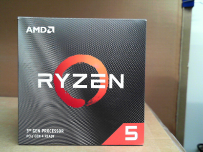OPEN BOX - AMD Ryzen 5 3600X 6-Core, 12-Thread Unlocked Desktop Processor with Wraith Spire Cooler
