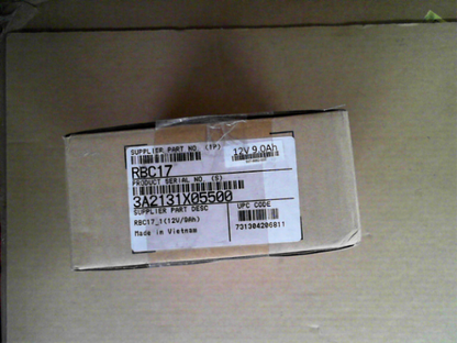 OPENBOX - APC Replacement Battery Cartridge, VRLA battery, 9Ah, 12VDC (RBC17)