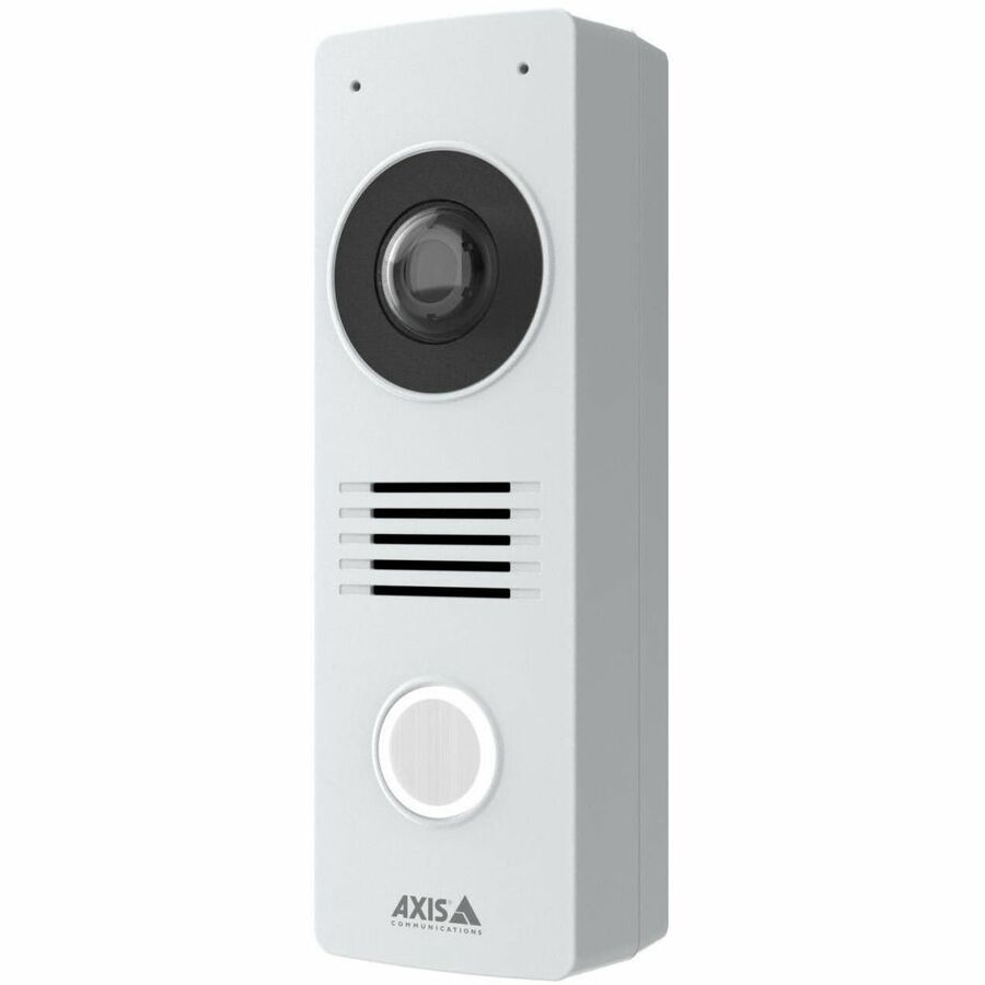AXIS I8116-E Network Video Intercom - 5 Megapixel - CMOS - 162° Horizontal - 118° Vertical0.2 lux - Full-duplexAluminum, Zinc, Polycarbonate - Outdoor, Access Control - TAA Compliant