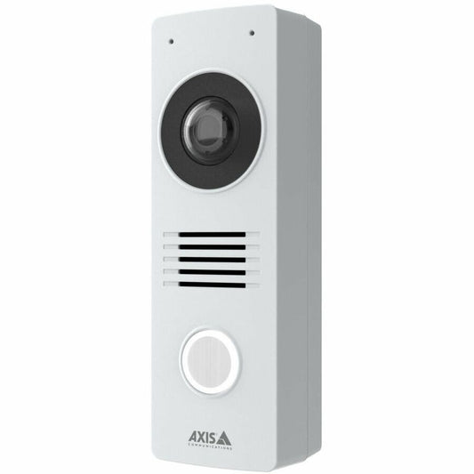 AXIS I8116-E Network Video Intercom - 5 Megapixel - CMOS - 162° Horizontal - 118° Vertical0.2 lux - Full-duplexAluminum, Zinc, Polycarbonate - Outdoor, Access Control - TAA Compliant