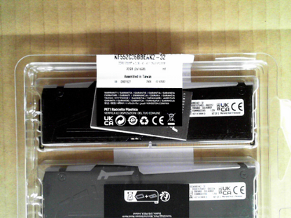 OPEN BOX - Kingston Fury Beast RGB 32GB (2x16GB) 5200MT/s DDR5 CL36 Desktop Memory Kit of 2 | Infrared Sync Technology | Intel XMP 3.0 | AMD Expo | Plug N Play | KF552C36BBEAK2-32