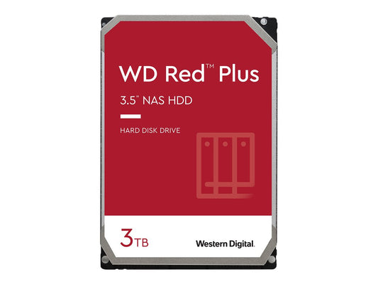 Western Digital Red Plus WD30EFPX Internal Hard Drive 3.5 3000 GB Serial ATA III
