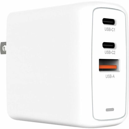 Creative RWD067A White 3-Port USB GaN Wall Charger with PPS, PD 3.0, and QC 4.0+