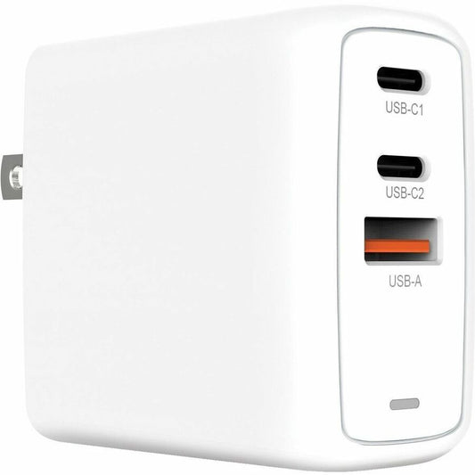 Creative RWD067A White 3-Port USB GaN Wall Charger with PPS, PD 3.0, and QC 4.0+