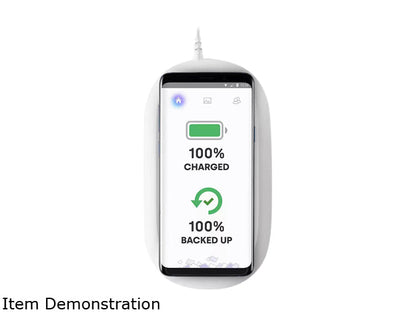 SanDisk iXpand Wireless Charger 128 GB, 10 W Fast Wireless Charger with Photo Backup for Qi-Compatible Phones (iPhone XS MAX/XR/XS/X/8/8 Plus, Galaxy S10/S10 Plus/S10E/S9, 5 W and Other Phones)