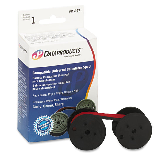 Dataproducts Data Products R3027 Compatible Ribbon, Black/Red