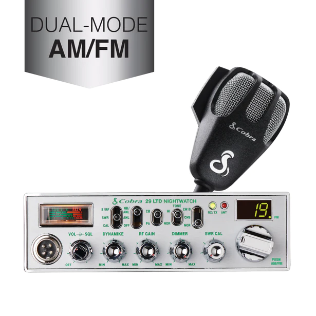 Barjan Cobra - C29nwfm Deluxe 40 Channel Am/fm Trucker's Cb Radio With ...