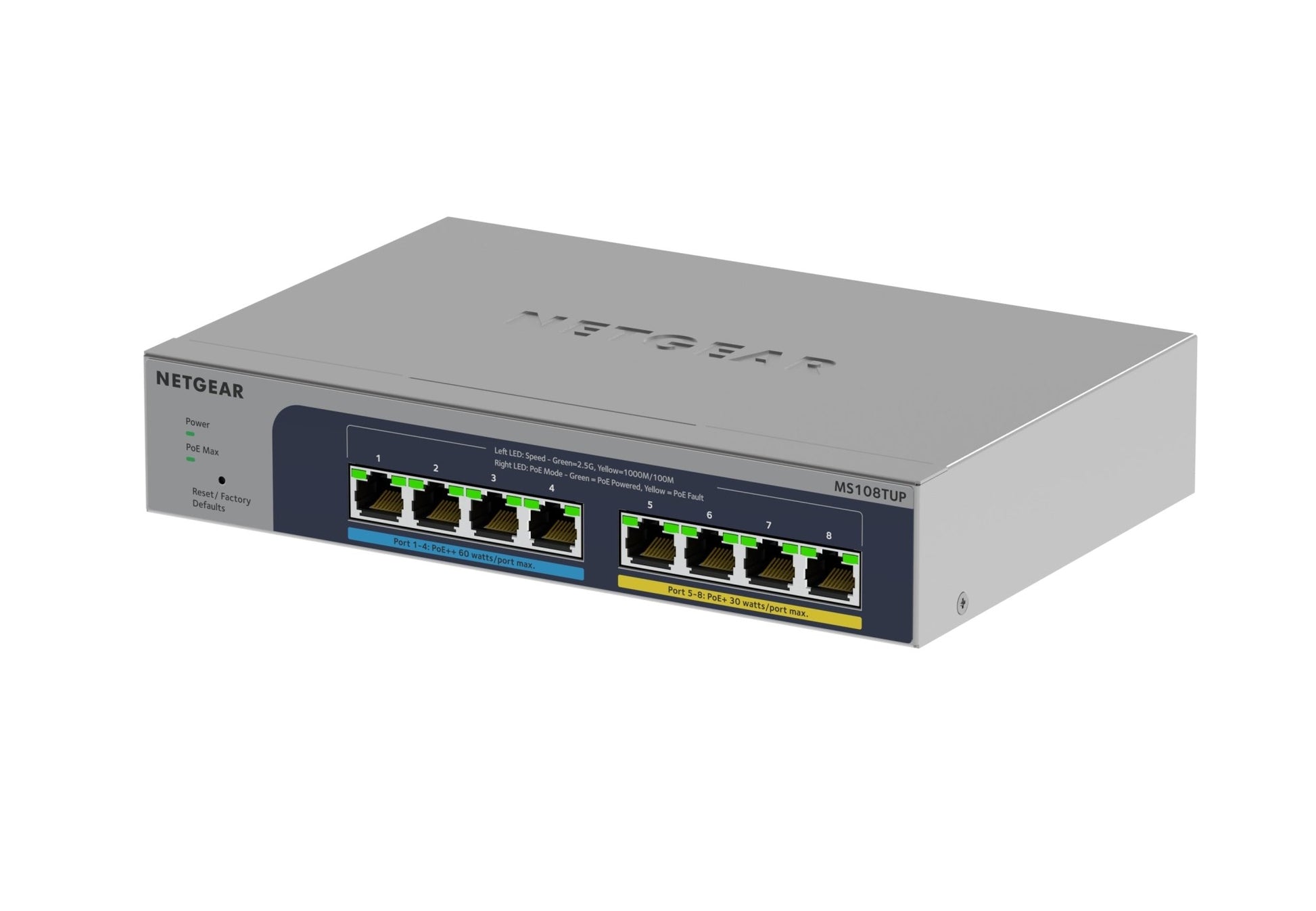 8 - Port Multi - Gigabit (2.5G) Ethernet Ultra60 PoE++ Smart Switch - Dealtargets.ca