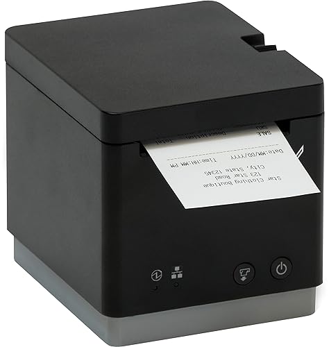 Star Micronics mC-Print2 2-inch Ethernet (LAN) / USB Thermal POS Printer with CloudPRNT, Cutter, and External Power Supply - Black Ethernet (LAN) / USB Black
