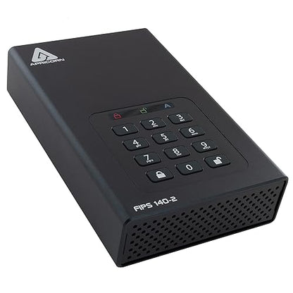 Apricorn Aegis Desktop 2 TB FIPS 140-2 Validated 256-Bit Encrypted Hard Drive (ADT-3PL256F-2000)