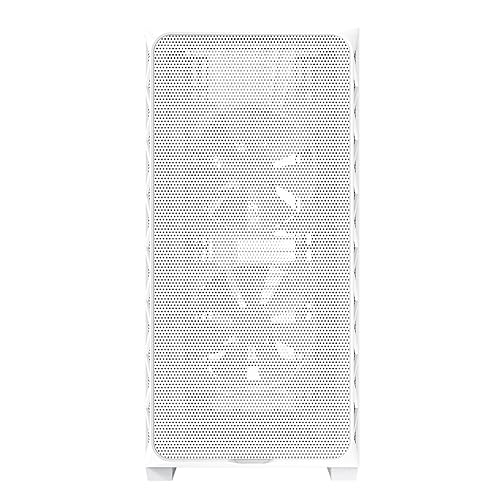 Montech AIR 903 Base, E-ATX Mid Tower Case, High Airflow with Max Capacity, 3X 140mm PWM Fans Pre-Installed, Tempered Glass Side Panel, Mesh Front, Type-C, Support 4090 GPUs, White AIR 903 Base (W)