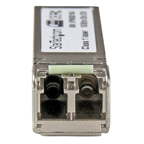 StarTech.com Brocade XG-SR Compatible SFP+ Module - 10GBASE-SR - 10GbE Multimode Fiber MMF Optic Transceiver - 10GE Gigabit Ethernet SFP+ - LC 300m - 850nm - DDM (XG-SR-ST)