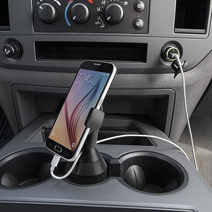 Belkin Car Cup Holder Mount for Smartphones - Black Cup Holder Mount Standard Packaging