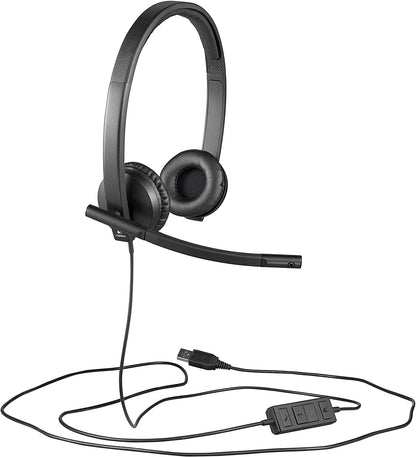 Logitech USB Headset H570e Stereo - Black stereo Standard Packaging