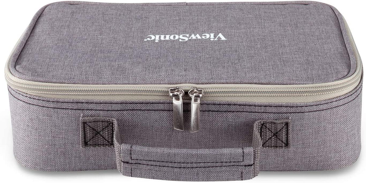 ViewSonic PJ-CASE-010 Zipped Soft Padded Carrying Case for M1 Projector Gray M1 Series