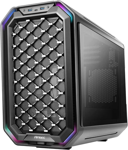 Antec Dark Cube ITX Case,M-ATX, ITX,Glass,512 x 240 x 406 mm (DWH), Dark Cube (0-761345-80034-1)