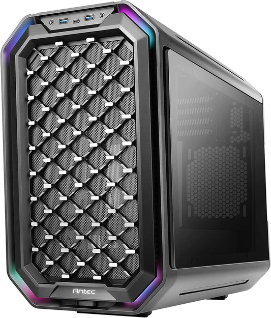 Antec Dark Cube ITX Case,M-ATX, ITX,Glass,512 x 240 x 406 mm (DWH), Dark Cube (0-761345-80034-1)