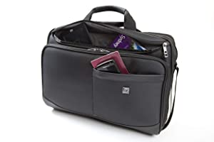 Modrec Gino Ferrari Titanium Gamme «Métis 17 Laptop" Business Bag - Noir