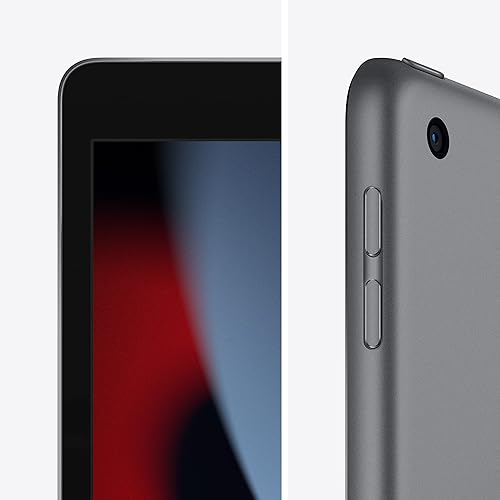 Apple iPad (9th Generation): with A13 Bionic chip, 10.2-inch Retina Display, 256GB, Wi-Fi, 12MP front/8MP Back Camera, Touch ID, All-Day Battery Life – Space Grey Wi-Fi 256GB Space Grey