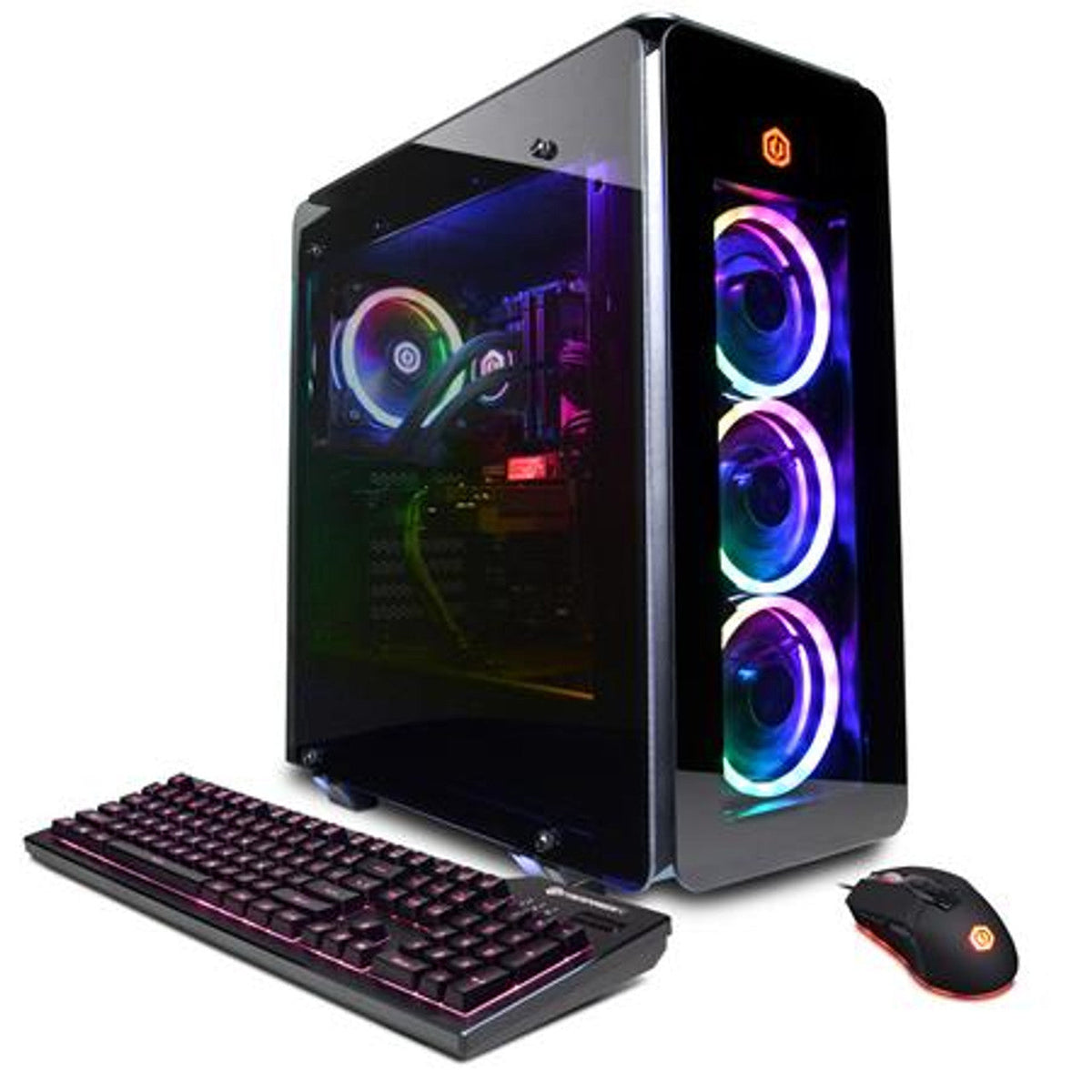 CyberPowerPC Gamer Supreme SLC11040CPG Gaming Desktop Computer - AMD Ryzen 7 9800X3D - 32 GB - 2 TB SSD - Mid-tower - Black - AMD B850 Chip - Windows 11 Home - NVIDIA GeForce RTX 5080 16 GB GDDR7 - IEEE 802.11ax - 1000 W