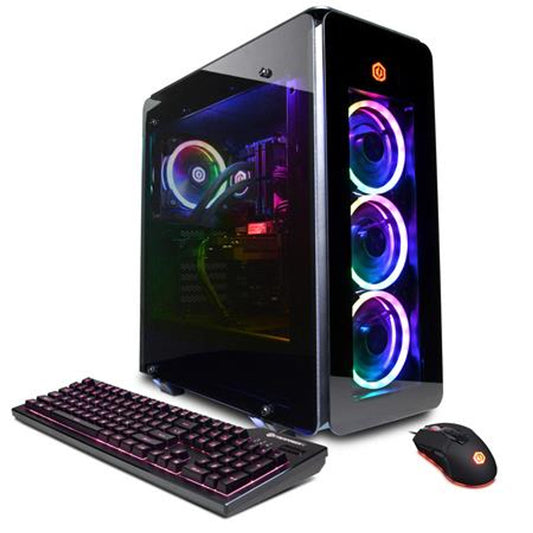 CyberPowerPC Gamer Supreme SLC11040CPG Gaming Desktop Computer - AMD Ryzen 7 9800X3D - 32 GB - 2 TB SSD - Mid-tower - Black - AMD B850 Chip - Windows 11 Home - NVIDIA GeForce RTX 5080 16 GB GDDR7 - IEEE 802.11ax - 1000 W