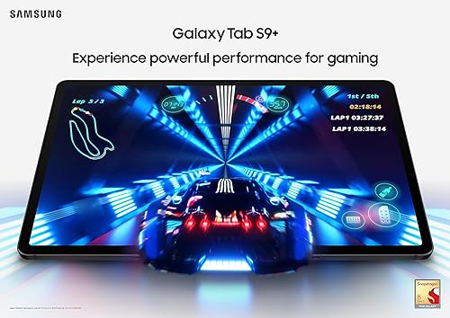 Samsung Galaxy Tab S9+, Beige, Snapdragon 8 Gen 2 (Gaming), 14 dynamic AMOLED 2x, 12 GB RAM, Android Tablet, Dex(connectivity), S-Pen, IP68 rating (CAD version and Warranty) Beige 256 GB S9+ Tab Only