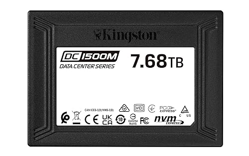 Kingston Technology DC1500M U.2 Enterprise SSD 7680 GB PCI Express 3.0 3D TLC NVMe