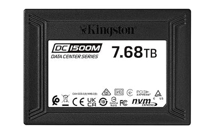 Kingston Technology DC1500M U.2 Enterprise SSD 7680 GB PCI Express 3.0 3D TLC NVMe