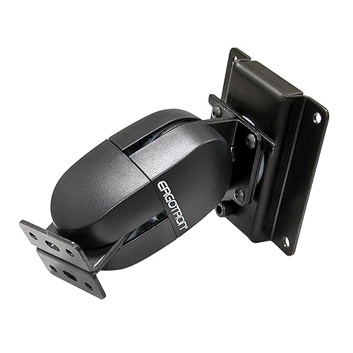 Ergotron – 100 Series Single Monitor Arm, VESA Wall Mount – for Monitors Up to 38 Inches, 0 to 23 lbs – Double Pivot