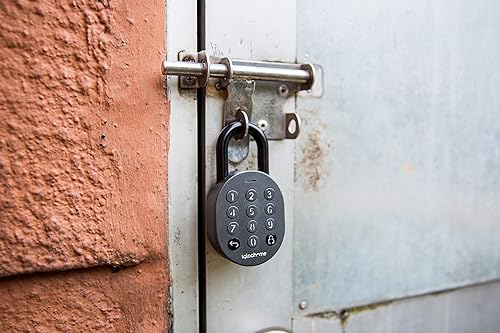 Igloohome Smart Padlock, Smart Lock w/Case- iOS/Android App Remotely Generates Bluetooth-Keys/Pin Codes for Single Use, Recurring, Specific Dates, Lock Needs No Internet (ONE Year Warranty)