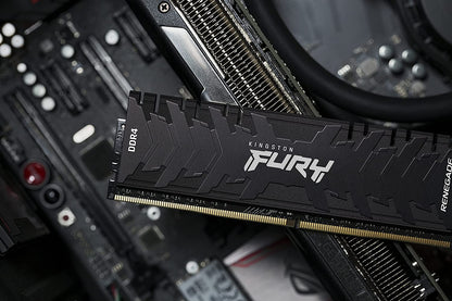 Kingston FURY Renegade 32GB 3200MHz DDR4 CL16 Desktop Memory Single Stick KF432C16RB/32 3200MHz 32GB Black