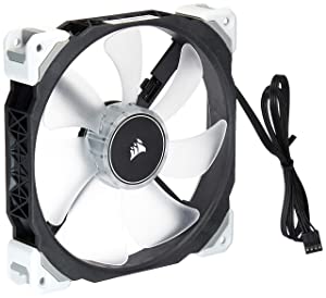Corsair ML140 Pro LED, White, 140mm Premium Magnetic Levitation Cooling Fan,CO-9050046-WW White 140mm Pro Single Pack